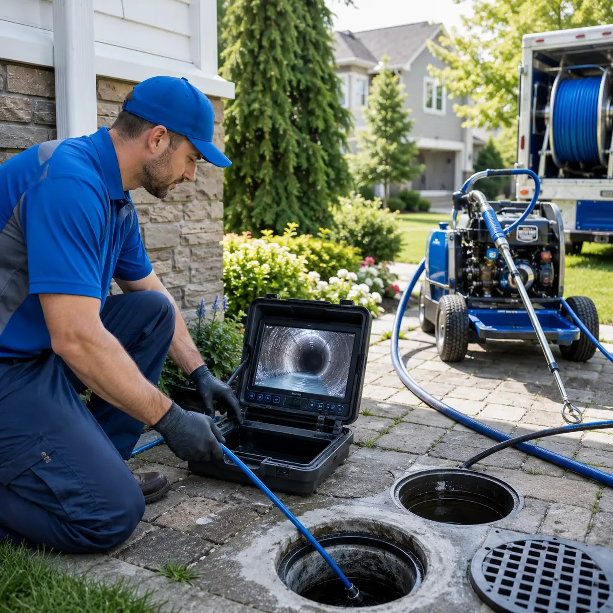 Outdoor drain cleaning professionals serving Port Edwards, WI