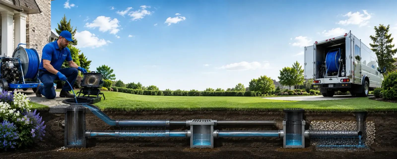Outdoor drain cleaning information for Port Edwards, WI